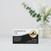 De persoonlijke Visitekaartjes van de Trainer (Staand voorkant)