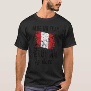 De Peruaanse vlag is hier Peruaanse wortels T-shirt