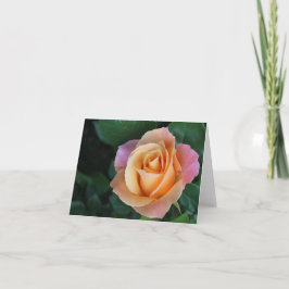 De perzik nam Notecard toe Kaart