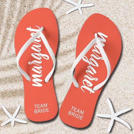 De Perzikant van de Bride van het team en Wit Gepe Teenslippers