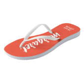 De Perzikant van de Bride van het team en Wit Gepe Teenslippers (Schuin)
