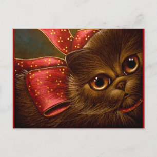 DE PERZISCHE KAT VAN DE CHOCOLADE - HET BRIEFKAART