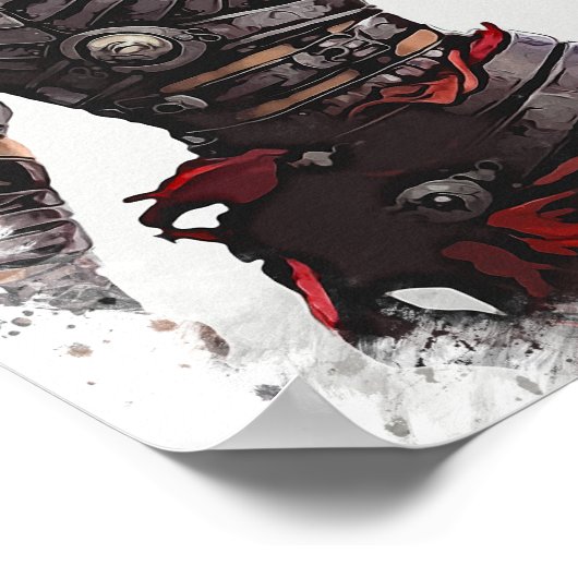 De Perzische krijgsprins Poster (Hoek)