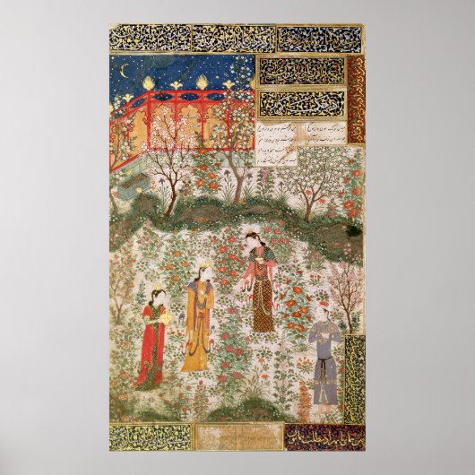 De Perzische prins Humay ontmoet de Chinezen Poster (Voorkant)