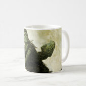 De Pest van Arnold Böcklin, Vintage Symbolisme Koffiemok (Voorkant rechts)