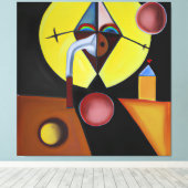 De Pestdokter - Olie Schilderij Canvas Afdruk (Insitu (Houten vloer))