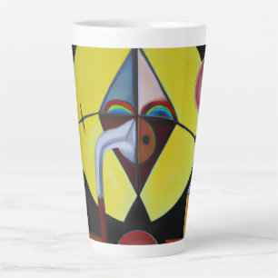 De Pestdokter - Olie Schilderij Latte Mok