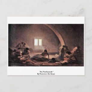De Pestlazarett ' door Francisco de Goya Briefkaart