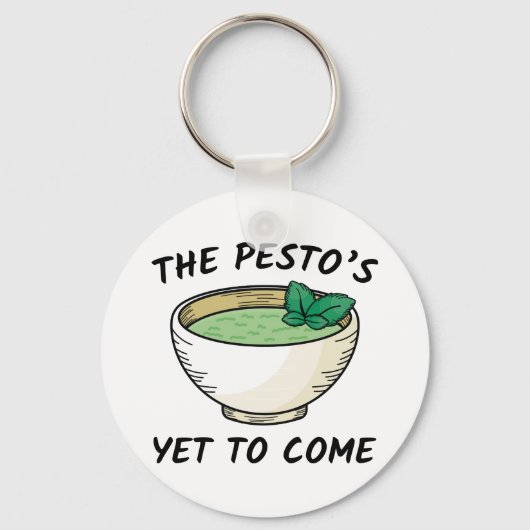De Pesto moet nog komen Sleutelhanger (Voorkant)
