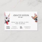 De Pet Nanny...Pet zit Visitekaartje (Achterkant)