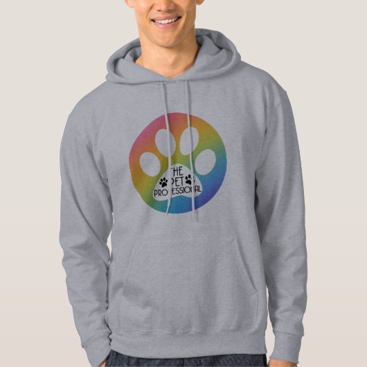 De Pet Professional Grey Hoodie (Voorkant)