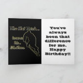 De Pet Trick Verjaardag Kaart (Binnen)