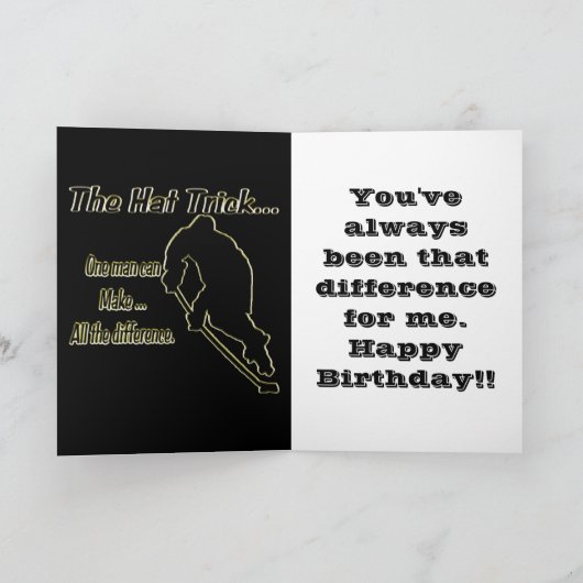 De Pet Trick Verjaardag Kaart (Binnen)