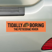 De Peticodiac River - Getijdensaai Bumpersticker (Op auto)