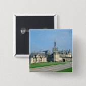 De Petit Chateau Vierkante Button 5,1 Cm (Voorkant /achterkant)