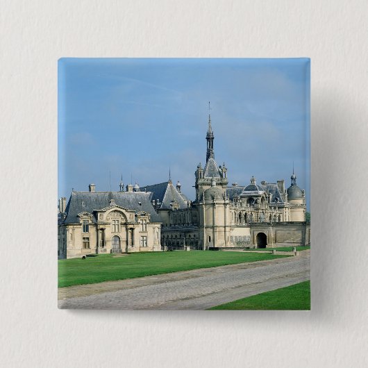 De Petit Chateau Vierkante Button 5,1 Cm (Voorkant)