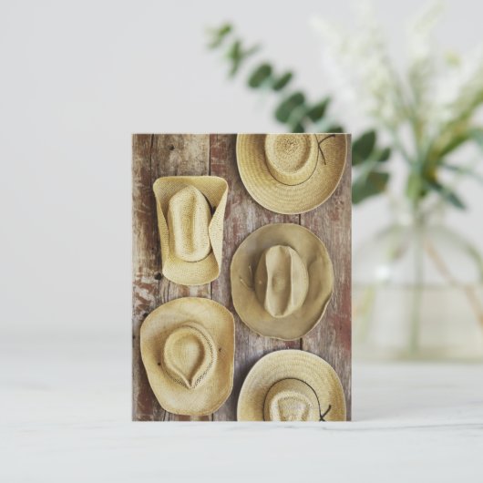 De Petten van de cowboy Briefkaart (Staand voorkant)