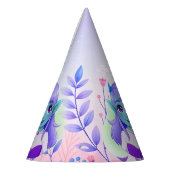 De petten van kinderen met een elf zijn roze feesthoedjes (Links)