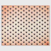 De peul schildert drukken op Oranje textuur Cadeaupapier (Vlak)