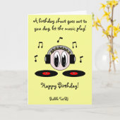 De Peuter DJ van de bel Kaart (Gele Bloem)