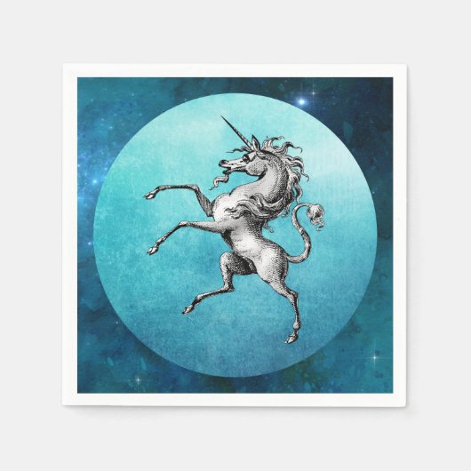 De Pewter Unicorn Servet (Voorkant)