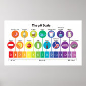 De pH-schaal Poster (Voorkant)