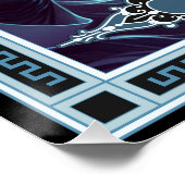 De Phantom Tarot Kaart Perfect Poster (Hoek)