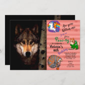 De Phantom Wolf Kaart (Voorkant / Achterkant)