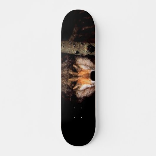 De Phantom Wolf Persoonlijk Skateboard (Voorkant)