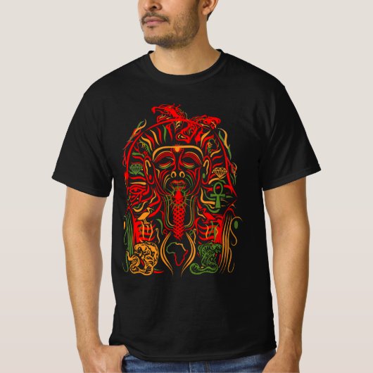 De Pharoah Mystical King  T-shirt (Voorkant)