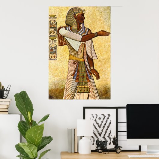 De Pharoah Poster (Thuiskantoor)