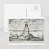 De Pharos Alexandrië, bord 9 van "Entwurf ei Briefkaart (Voorkant / Achterkant)