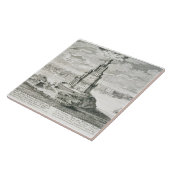 De Pharos Alexandrië, bord 9 van "Entwurf ei Tegeltje (Zijkant)