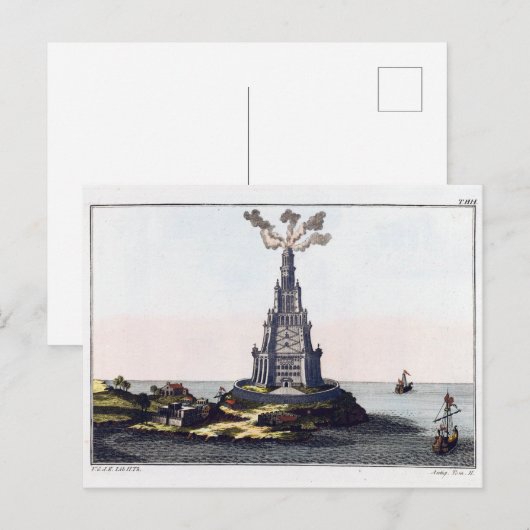 De Pharos van Alexandrië Briefkaart (Voorkant / Achterkant)