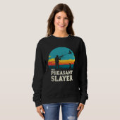 De Pheasant Slayer Hunting Upland Pheasant Hunter Trui (Voorkant volledig)