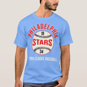 De Philadelphia Stars Negro Leagues honkbal T-shirt