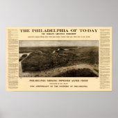 De Philadelphia van vandaag - 1908 Poster (Voorkant)