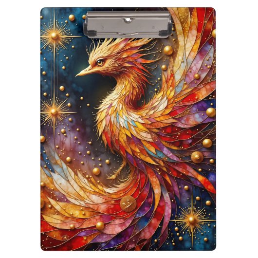 De Phoenix in de sterren Klembord (Voorkant)