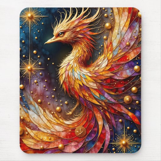 De Phoenix in de sterren Muismat (Voorkant)
