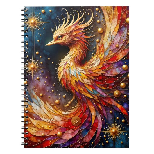 De Phoenix in de sterren Notitieboek (Voorkant)