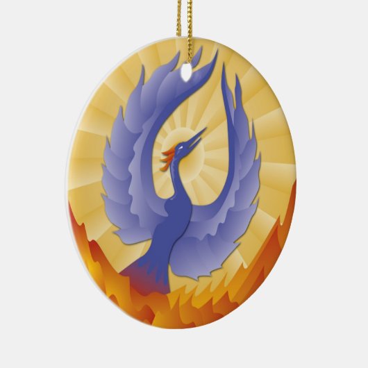 De Phoenix-opkomst van de Ashes Keramisch Ornament (Rechts)