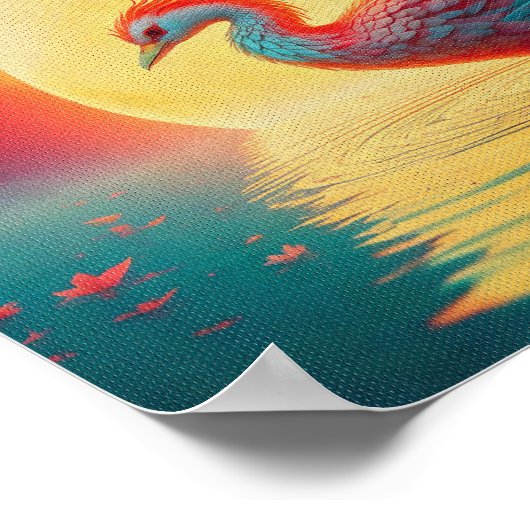 De Phoenix Opladen in Moonlight Poster (Hoek)