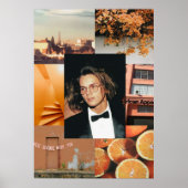 De Phoenix Oranje esthethetisch Poster (Voorkant)