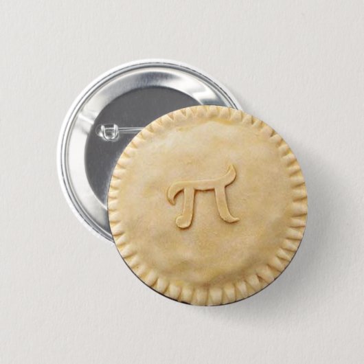 De Pi Pie Button (Voorkant /achterkant)