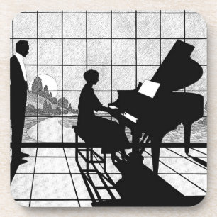 De Pianist Bier Onderzetter