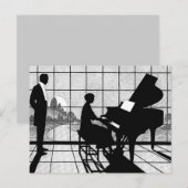 De pianist briefkaart (Voorkant / Achterkant)