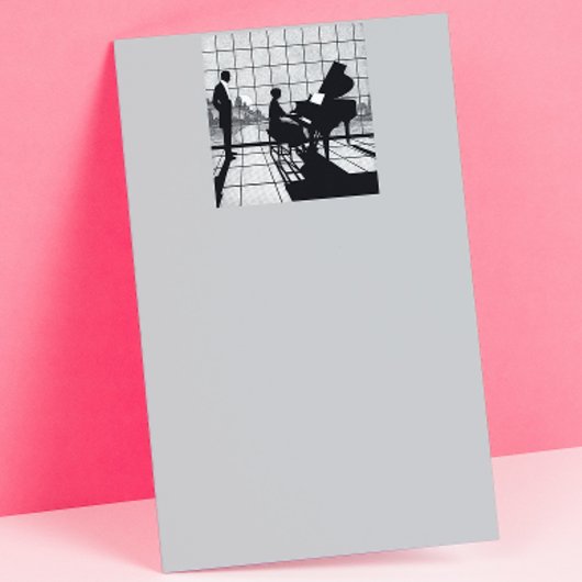 De Pianist Briefpapier