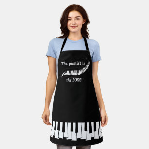 De pianist is de BOSS Schort