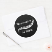De pianist is de BOSS Stickers (Envelop)