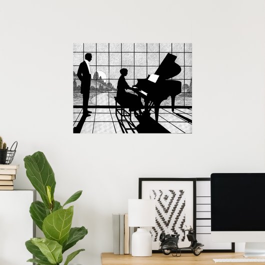 De pianist poster (Thuiskantoor)